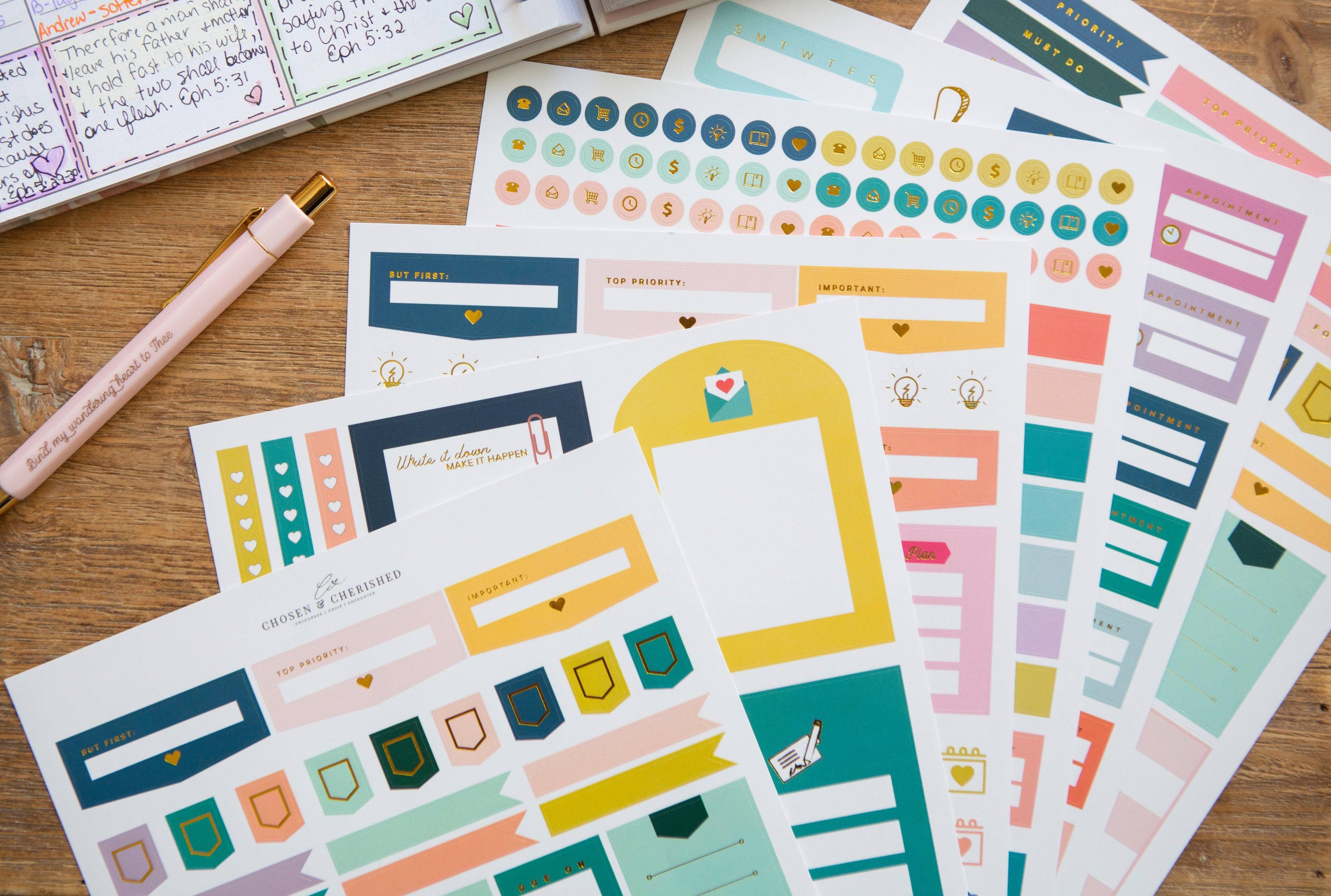 Planner Stickers | Sticker Set For Planner
