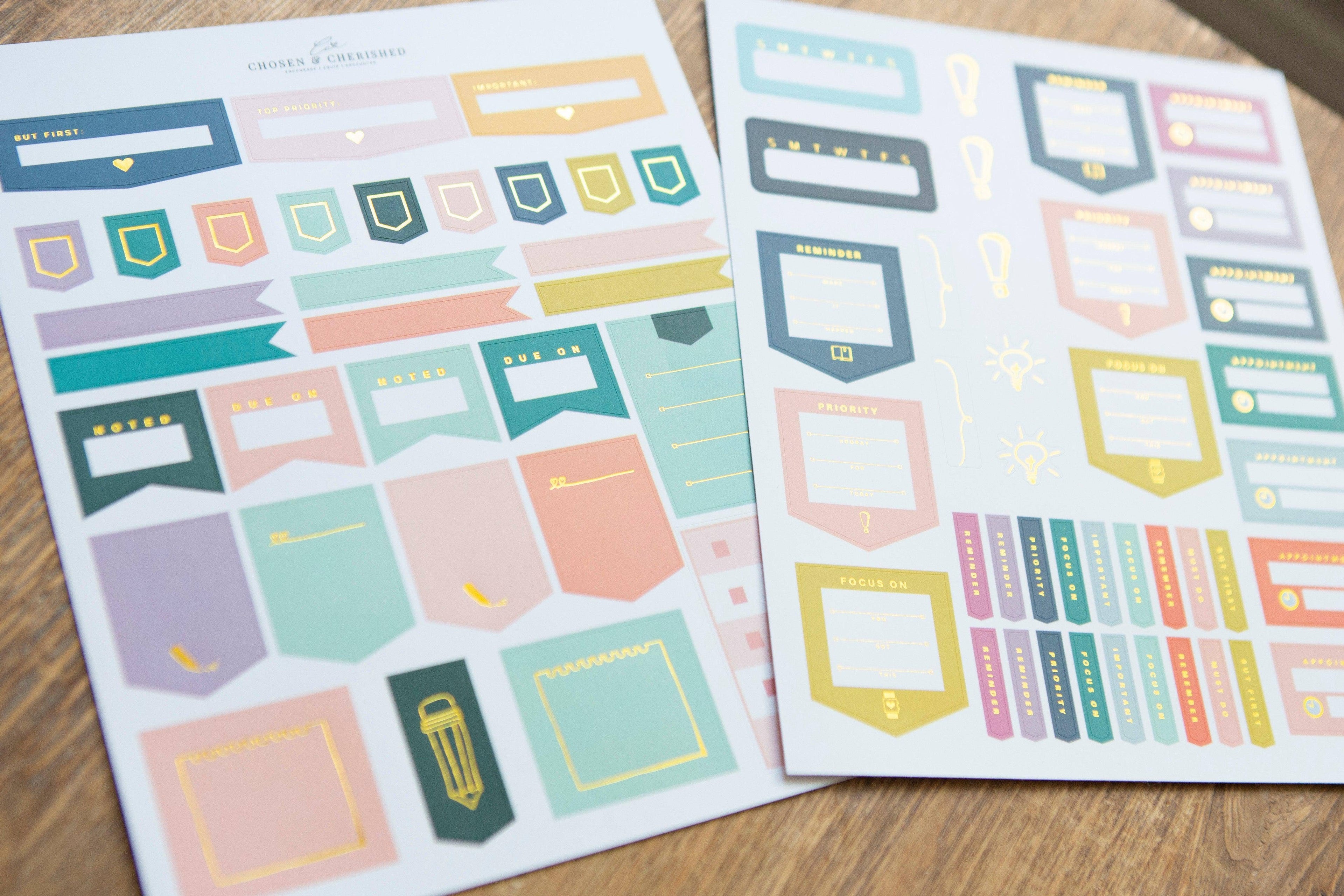 Planner Stickers | Sticker Set For Planner