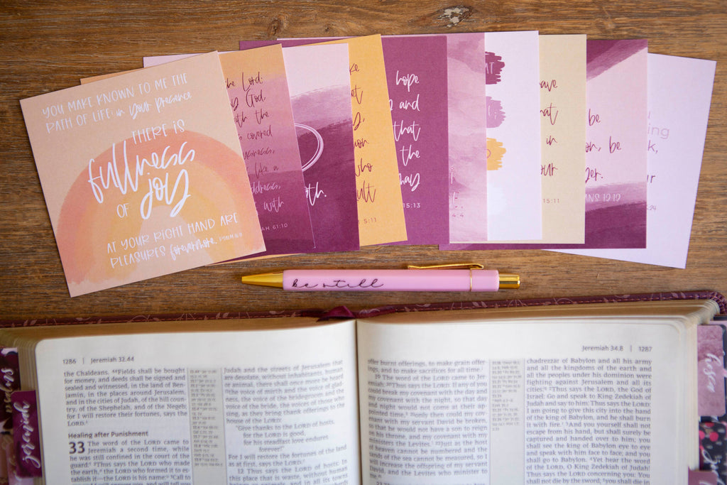 Scripture Cards | Joy Bible Verse Cards