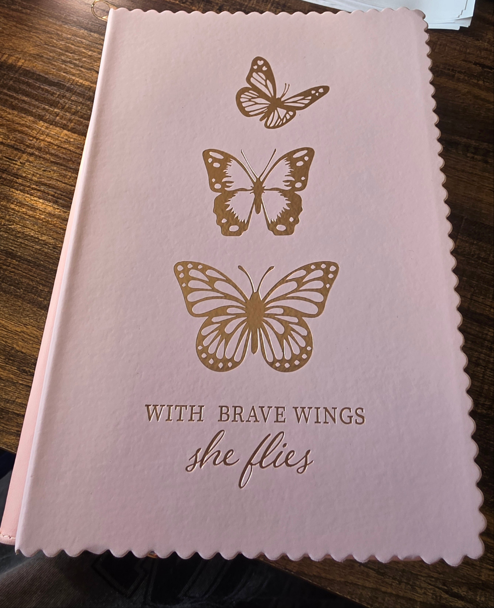 With Brave Wings- Notebook