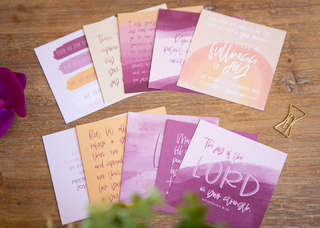 Scripture Cards | Joy Bible Verse Cards