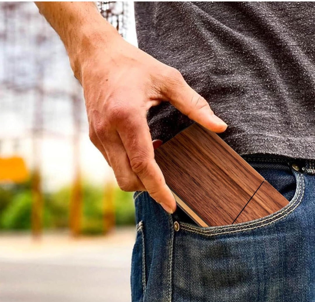 Wood Business Card Holder