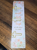 Bookmark with cross clips
