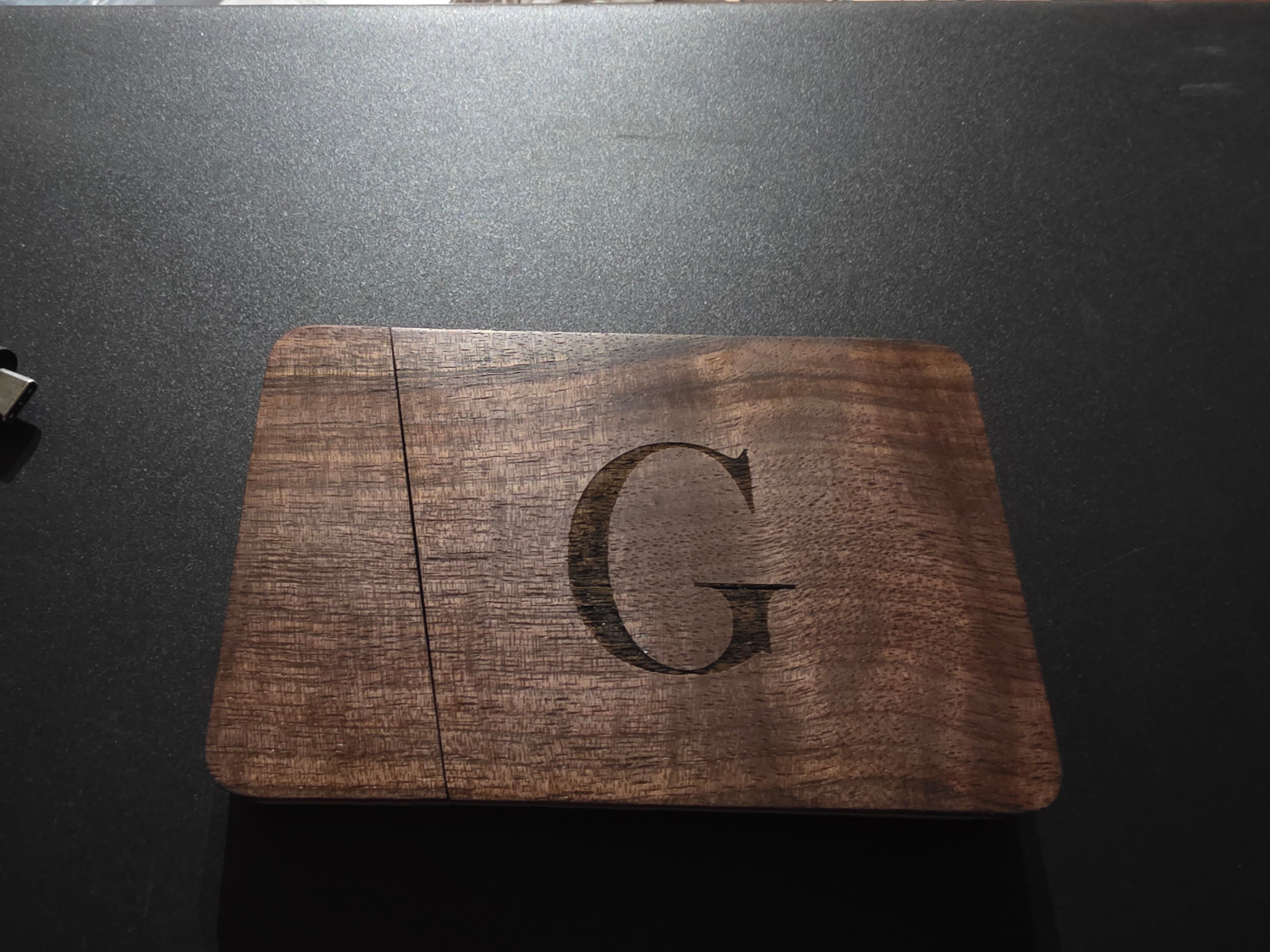 Wood Business Card Holder