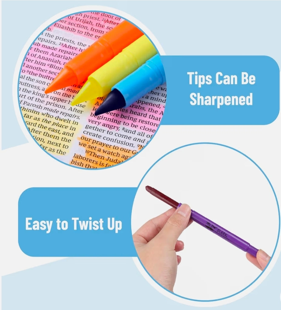 Mr. Pen No Bleed Gel Highlighter, Bible Highlighters