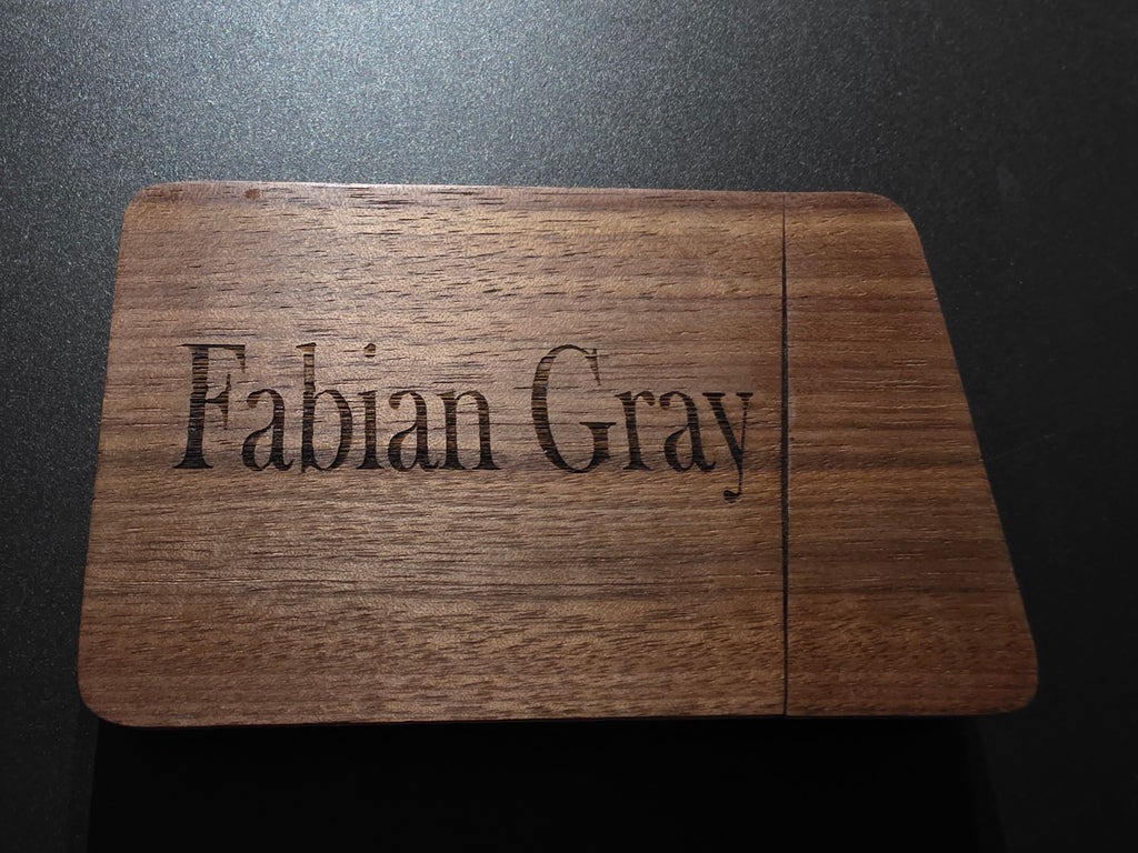 Wood Business Card Holder