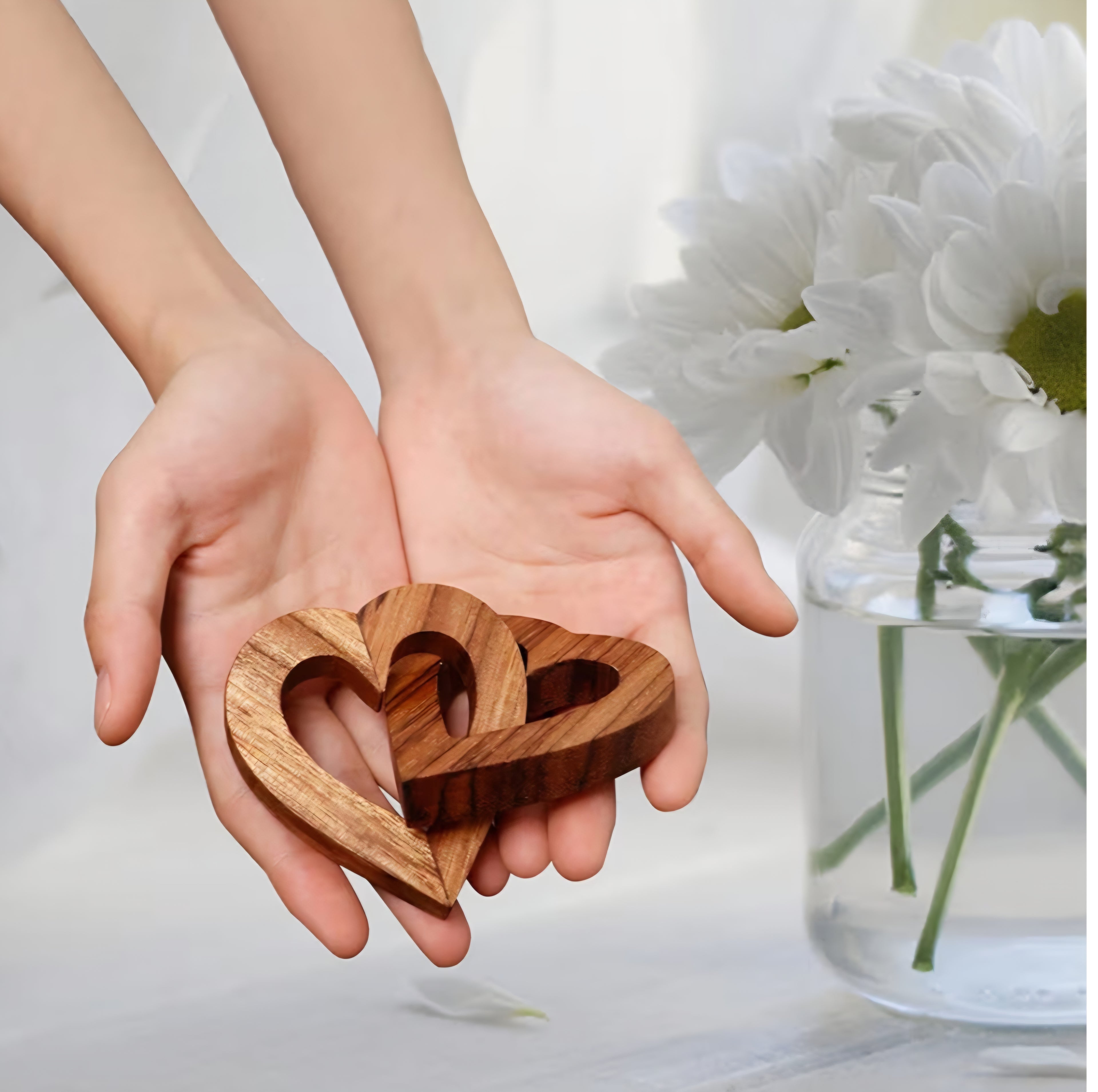 Linked Hearts- Engraving Available