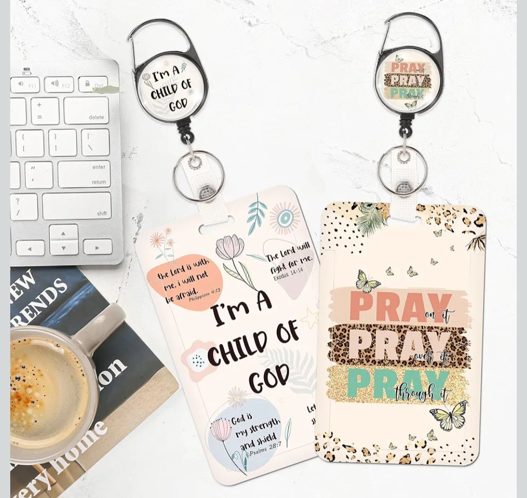 Badge Holder with Retractable Reel Clip