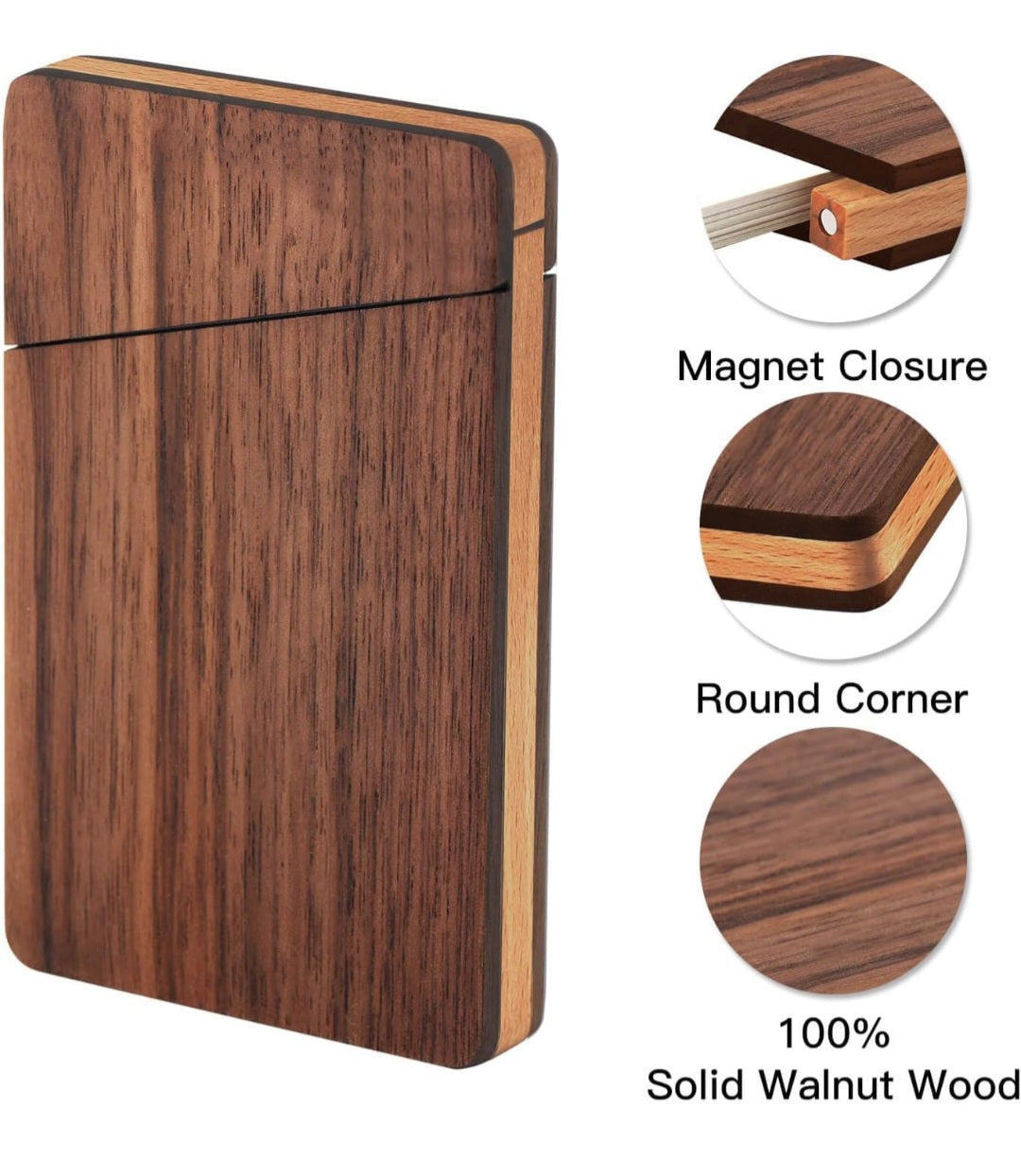Wood Business Card Holder