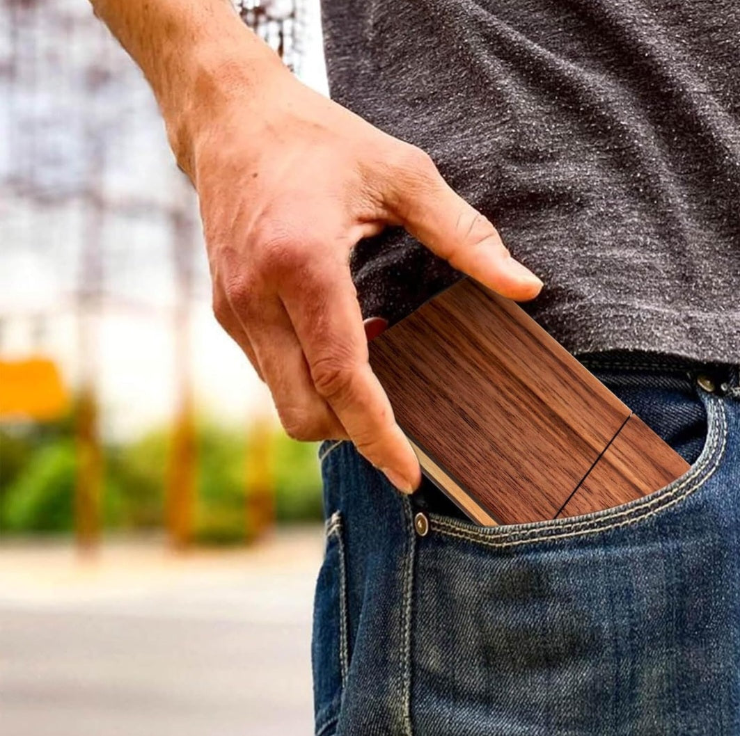 Wood Business Card Holder